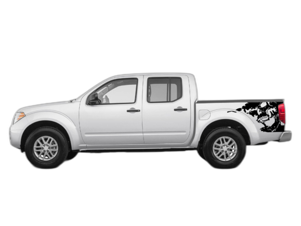 Nightmare bed side decals graphics compatible with Nissan Frontier 2005-2021
