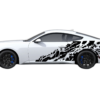 Nightmare graphics side decals compatible with Ford Mustang