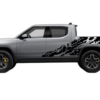 Nightmare shredded decals graphics compatible with Rivian R1T