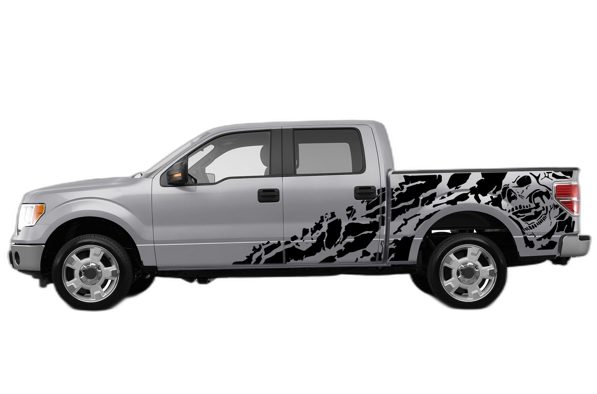 Nightmare shredded side decals graphics compatible with Ford F150 2009-2014