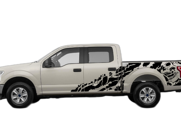 Nightmare Shredded Side Decals Graphics for Ford F150 2015-2020