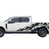 Nightmare Shredded Side Decals Graphics for Ford F250