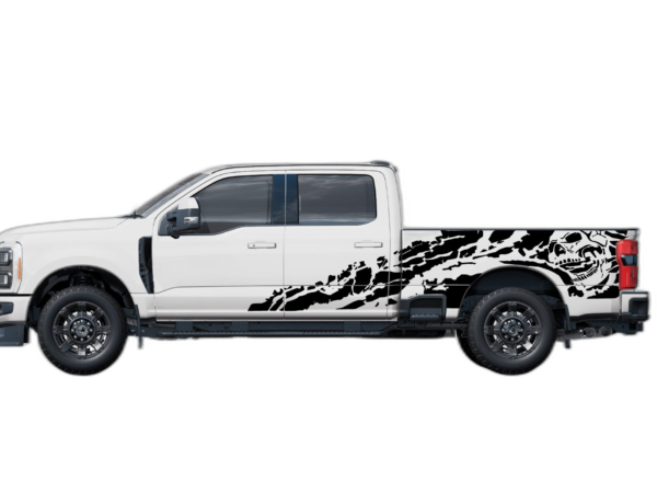 Nightmare Shredded Side Decals Graphics for Ford F250