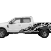 Nightmare Shredded Side Decals Graphics for Ford F250 2017-2022