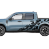 Nightmare shredded side decals graphics compatible with Ford Maverick