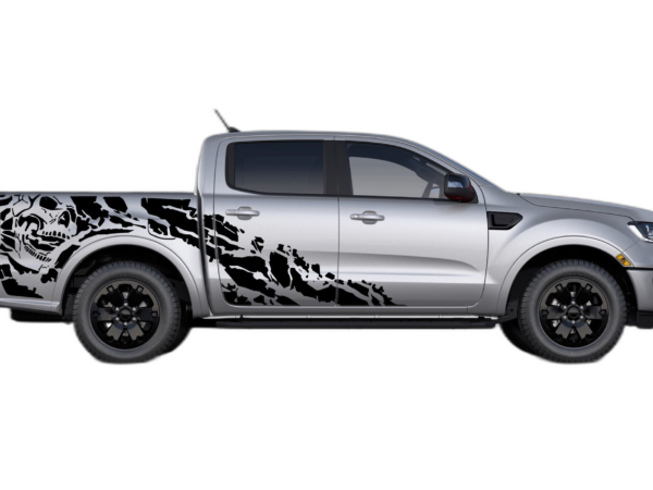 Nightmare shredded side decals graphics compatible with Ford Ranger 2019-2023