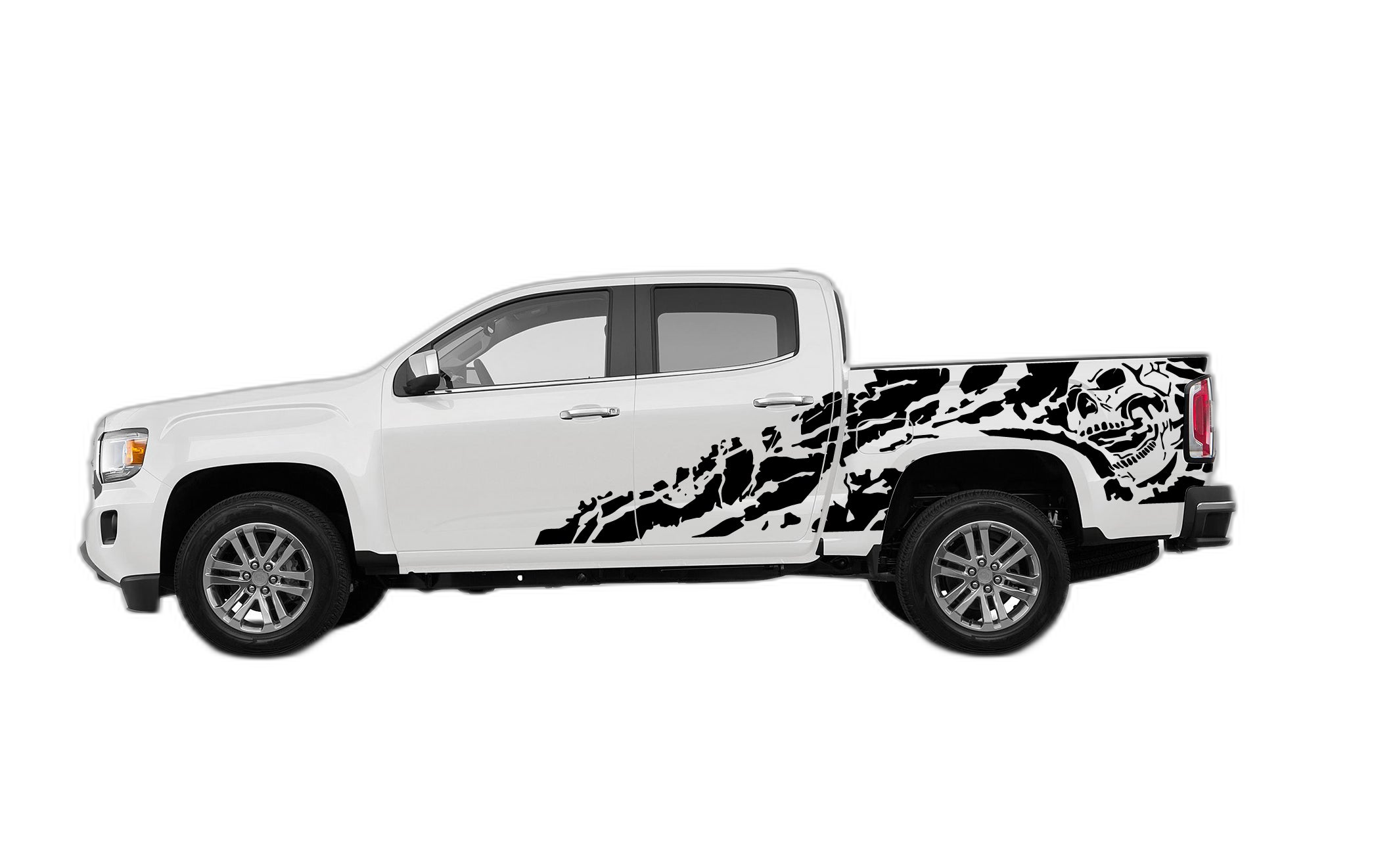 Nightmare Shredded Side Decals Graphics for GMC Canyon 2015-2022