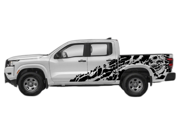 Nightmare Shredded Side Decals Graphics for Nissan Frontier