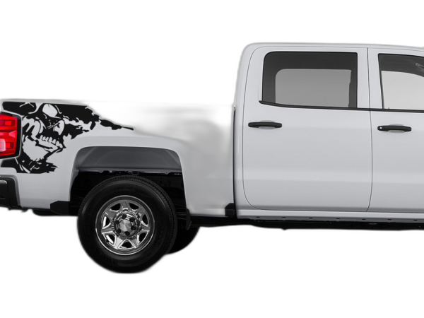 Nightmare side bed decals graphics compatible with Chevrolet Silverado 2014-2018
