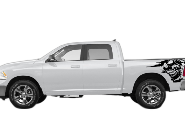 Nightmare Side Bed Decals Graphics for Dodge Ram 2009-2018