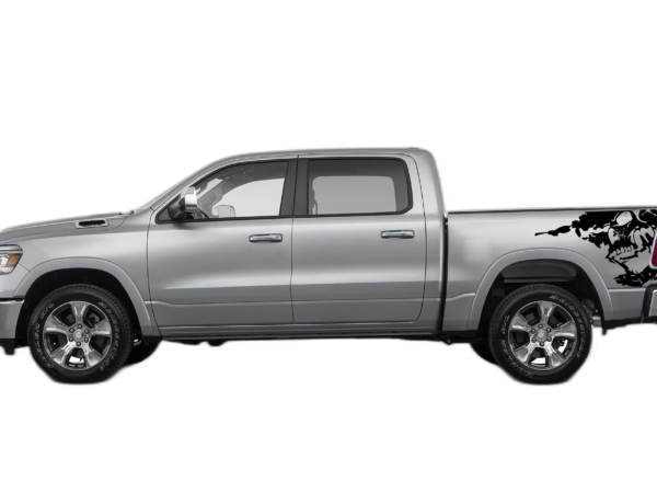 Nightmare side bed decals graphics compatible with Dodge Ram