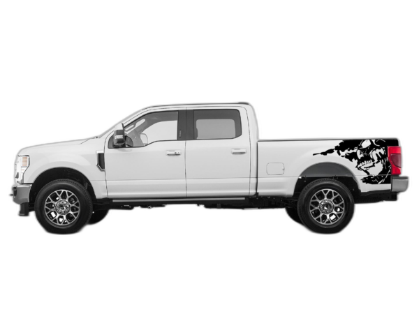 Nightmare Side Bed Decals Graphics for Ford F250 2017-2022