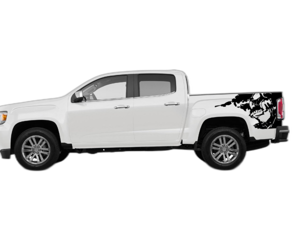 Nightmare side bed decals graphics compatible with GMC Canyon 2015-2022
