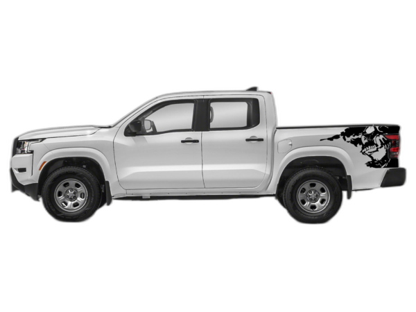 Nightmare side bed decals graphics compatible with Nissan Frontier