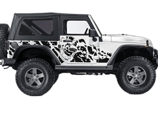 Nightmare side decals graphics compatible with Jeep Wrangler JK 2 doors