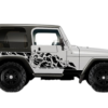 Nightmare side decals graphics compatible with Jeep Wrangler TJ