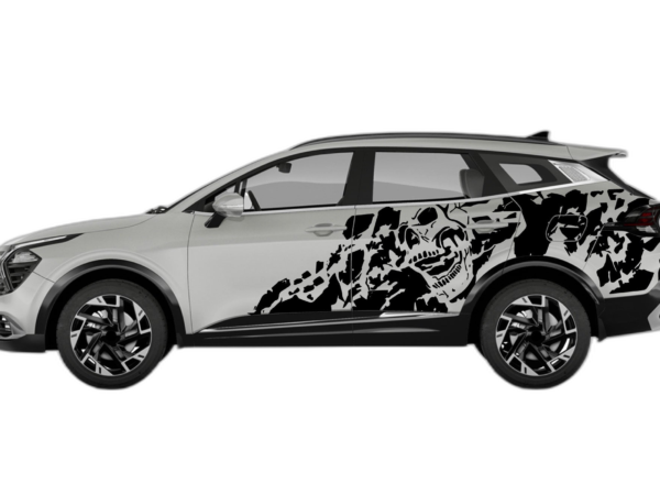 Nightmare Side Decals Graphics for Kia Sportage