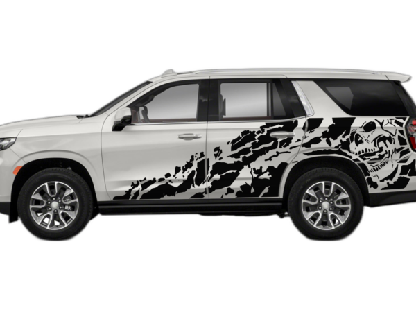 Nightmare side graphics decals compatible with Chevrolet Tahoe