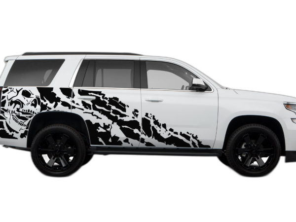Nightmare side graphics decals compatible with Chevrolet Tahoe 2015-2020