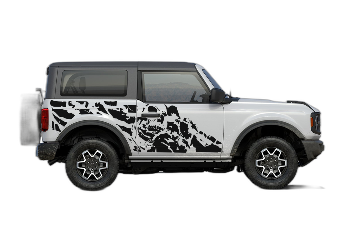 Nightmare Side Graphics for Ford Bronco 2 Doors