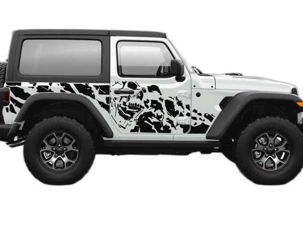 Nightmare Side Graphics for Jeep Wrangler JL 2 Doors
