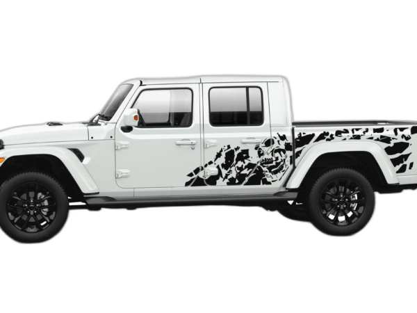 Nightmare side graphics decals compatible with Jeep Gladiator JT