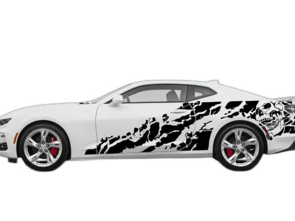 Nightmare side graphics, stickers decals compatible with Chevrolet Camaro