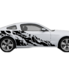 Nightmare side graphics, stickers decals compatible with Ford Mustang 2010-2014