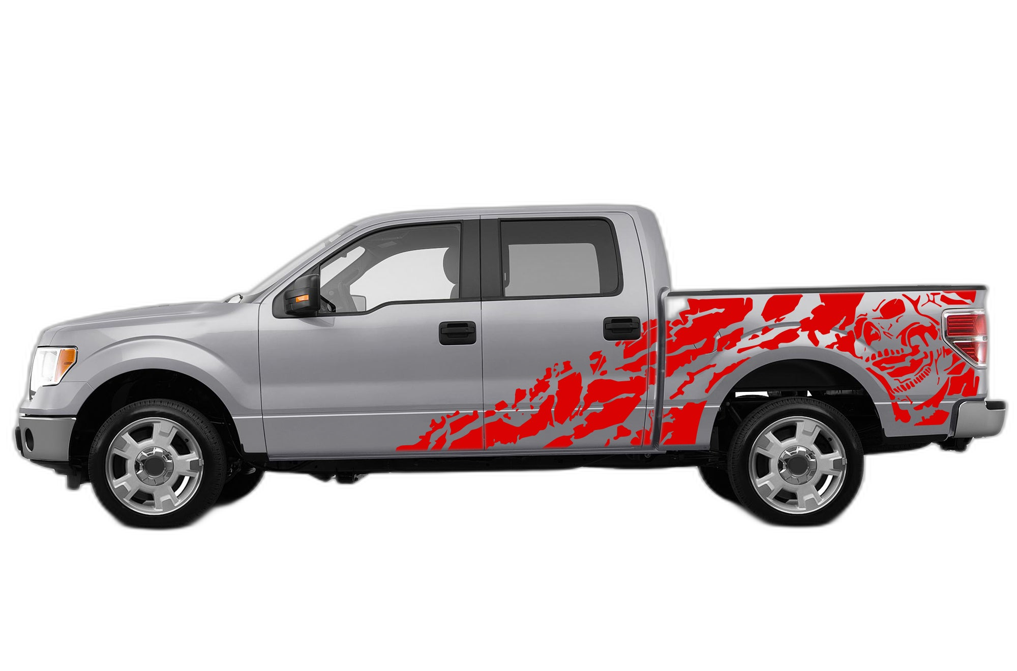 Nightmare shredded side decals graphics compatible with Ford F150 2009-2014 - Image 2