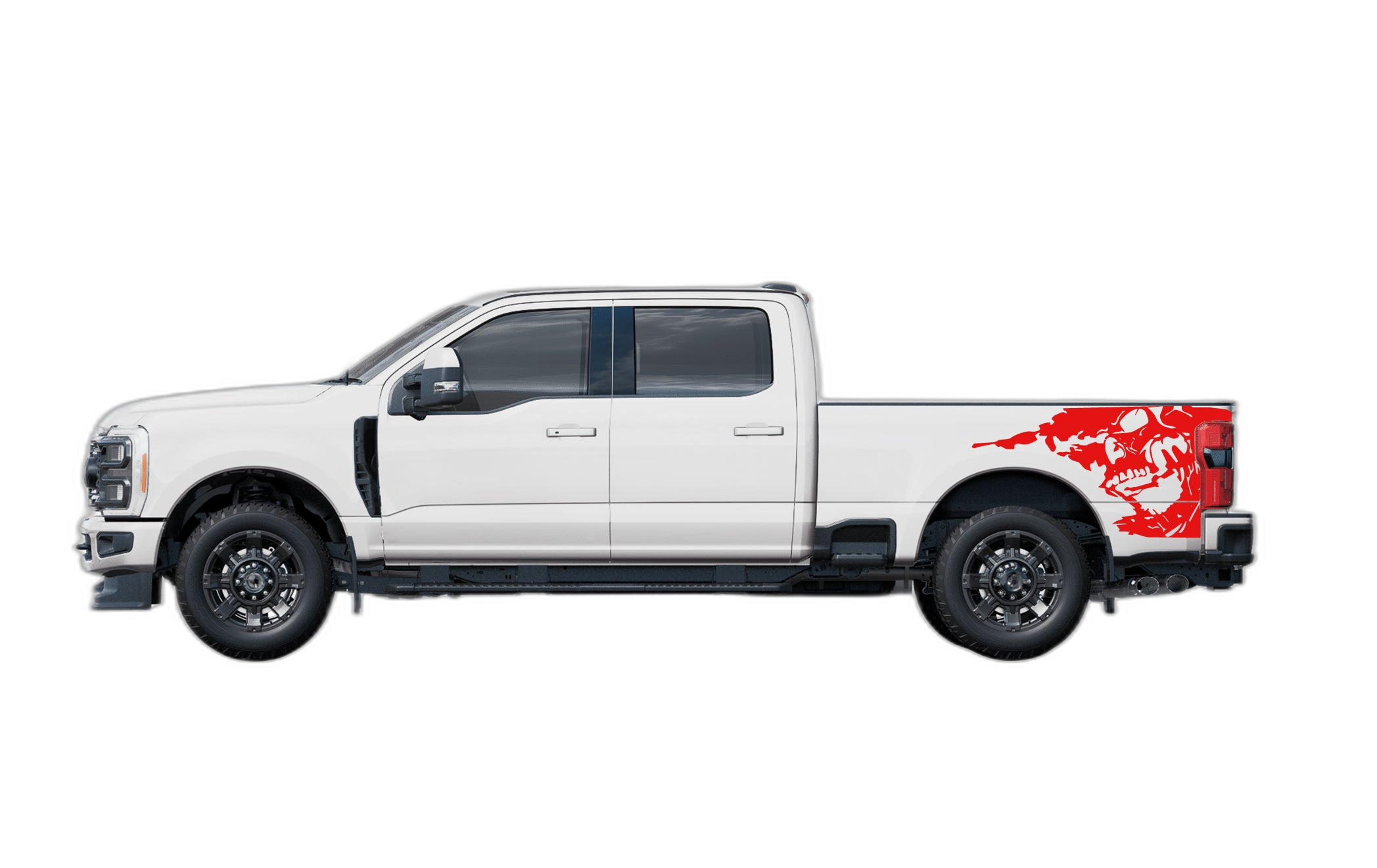 Nightmare Side Bed Decals Graphics for Ford F250 - Image 2