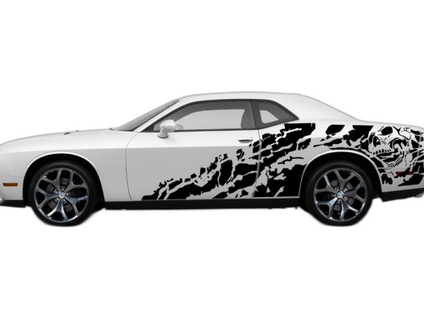 Nightmare Side Graphics, Decals for Dodge Challenger