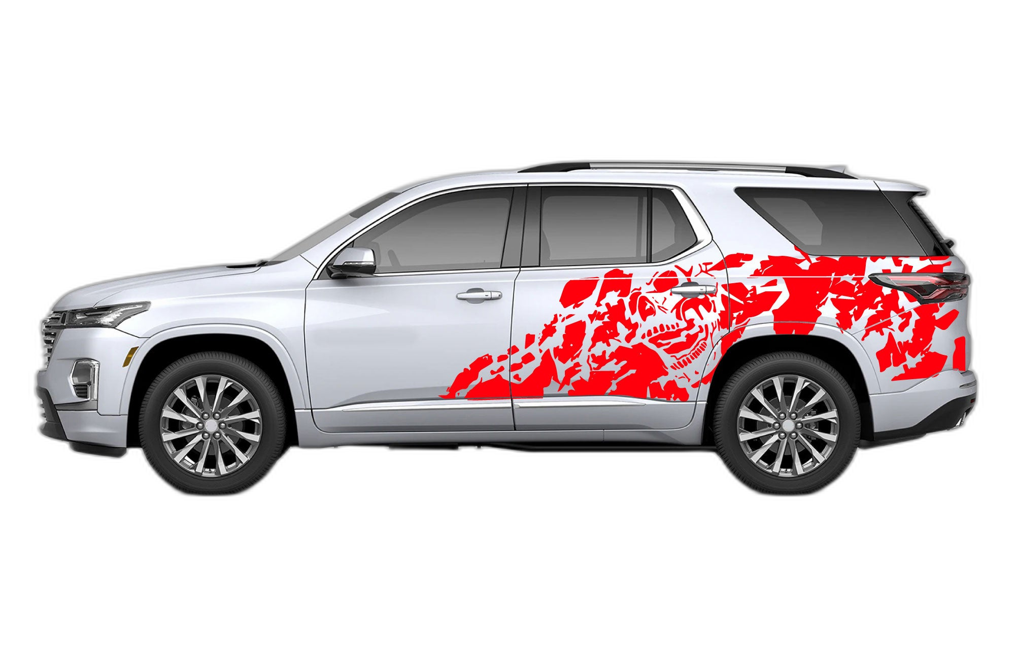 Nightmare side graphics decals compatible with Chevrolet Traverse 2018-2023 - Image 2