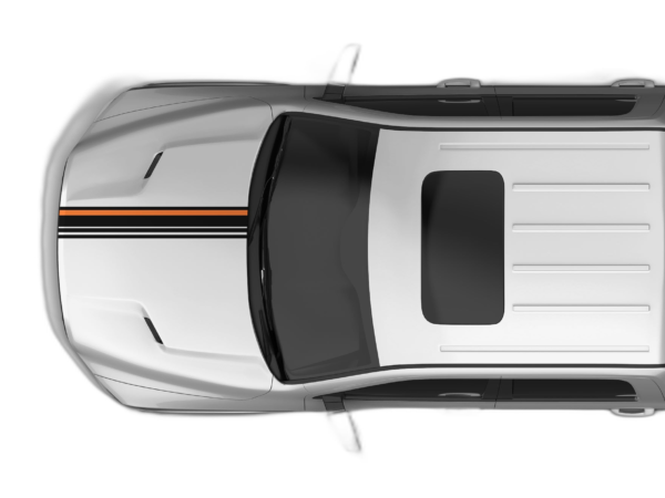 Offset Stripe Line Decals Graphics for Dodge Ram Rebel