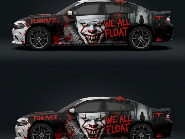 🎈🤡 Pennywise The Clown Car Wrap