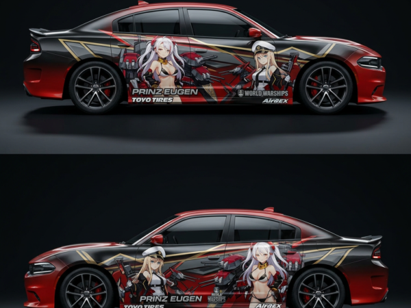 ⚓ Prinz Eugen Car Wrap - Azur Lane Itasha Decals
