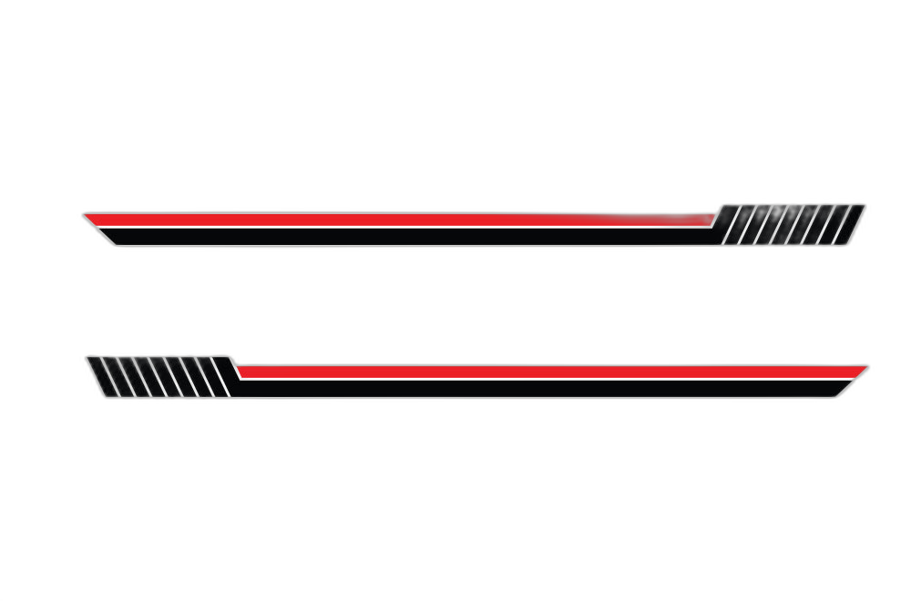 Side Hash Lines Stripes Graphics for Wrangler JK - Image 3