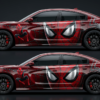 🔴🕷️ Red Alert Spider-Man Car Wrap