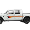 Retro series side graphics decals compatible with Jeep Gladiator JT