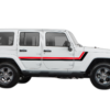 Retro Style Center Double Stripes Graphics for Jeep Wrangler JK