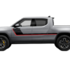 Retro-style Double Hash Stripes Graphics, for Rivian R1T