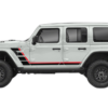 Retro Style Double Hash Stripes Graphics for Wrangler JL