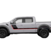 Retro-style double hash stripes decals graphics compatible with Ford F150 Raptor 2017-2020