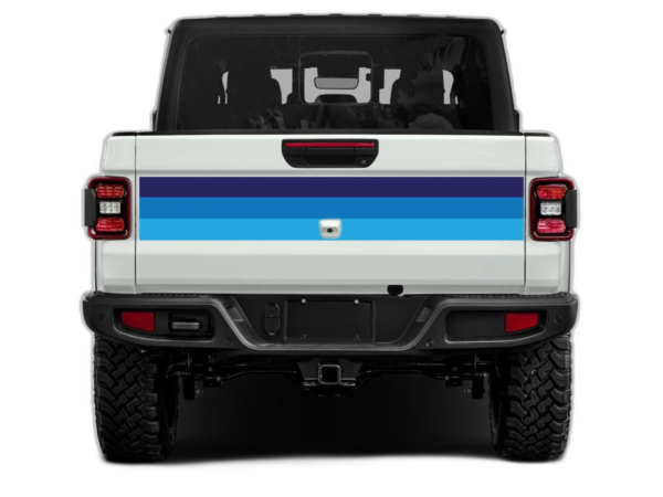 Retro style tailgate graphics decals compatible with Jeep Gladiator JT
