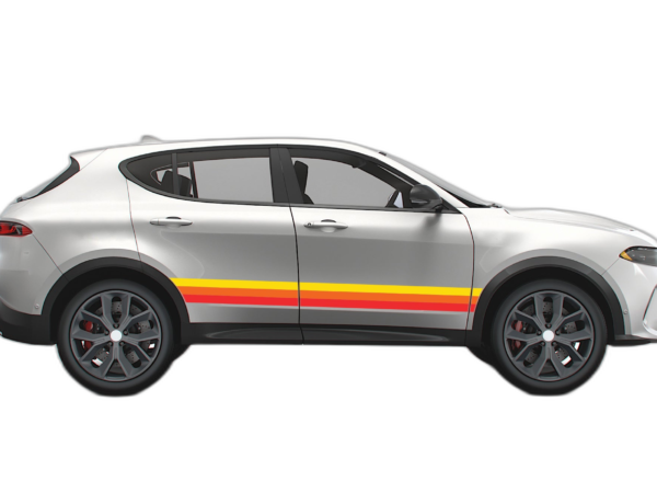 Retro Themes Side Center Decals Graphics for Dodge Hornet