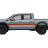 Retro Themes Side Center Decals Graphics for Ford F150 Raptor