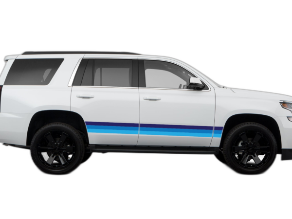 Retro themes side center graphics decals compatible with Chevrolet Tahoe 2015-2020