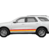 Retro themes side center graphics decals compatible with Dodge Durango