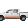 Retro themes side center graphics decals compatible with Nissan Frontier 2005-2021
