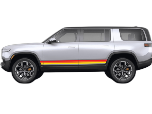 Retro Themes Side Center Graphics for Rivian R1S