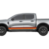 Retro themes side decals and graphics compatible with Ford Ranger